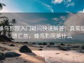 蜂鸟影院入门疑问快速解答：真实反馈汇总，蜂鸟影院是什么