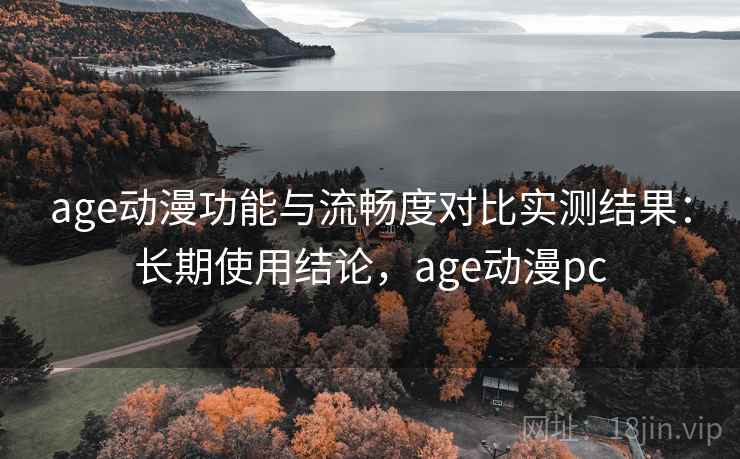 age动漫功能与流畅度对比实测结果：长期使用结论，age动漫pc