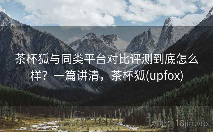 茶杯狐与同类平台对比评测到底怎么样？一篇讲清，茶杯狐(upfox)